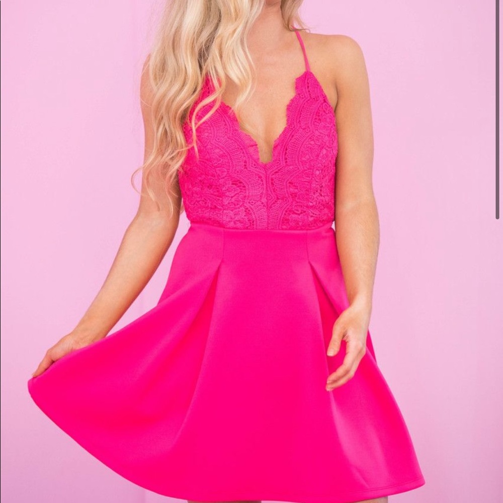 NWT Pink Lily Looking for Love Bodice Dress size L